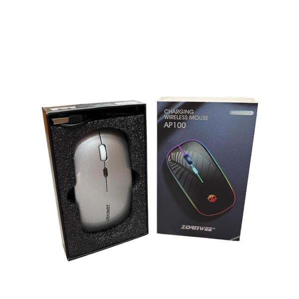 Беспроводная мышка USB AP100 с зарядкой micro