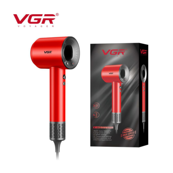 Фен для волос VGR-445 RED 1600вт 