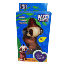 Интерактивная обезьянка Happy Sloth Коричневая