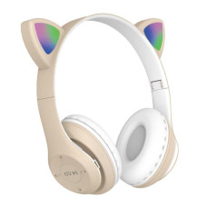 Наушники беспроводные Bluetooth  CAT ST71M (Красный,Чёрный,Розовый,Голубой,Бежевый,Салатовый) (100)