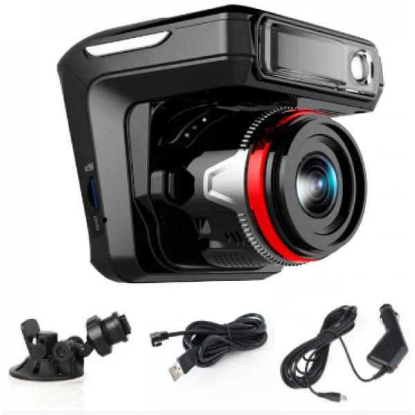 Видеорегистратор автомобильный DVR X7 GPS- радар-детектор (3 в1)