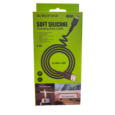 Кабель BOROFONE BX31 2.4A SOFT SILICONE MICRO (144)