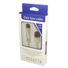 Кабель для телефона Data Sync Cable 2 в1 (розовый,белый,голубой,черный)