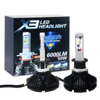 LED лампи для фар X3 H11 (50)