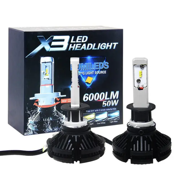 LED лампы для фар X3 H11 (50)
