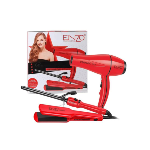 ENZO EN-6309 Фен + випрямляч для волосся + плойка для волосся (6)