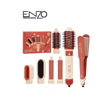 ENZO EN-6601 7-в-1 – вращающаяся щетка для горячего воздуха, фен, плойка и выпрямитель с ионной технологией (8)