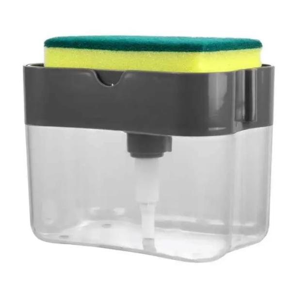 Дозатор для миючого засобу SOAP PUMP SPONGE CADDY LK202301-35 (120)