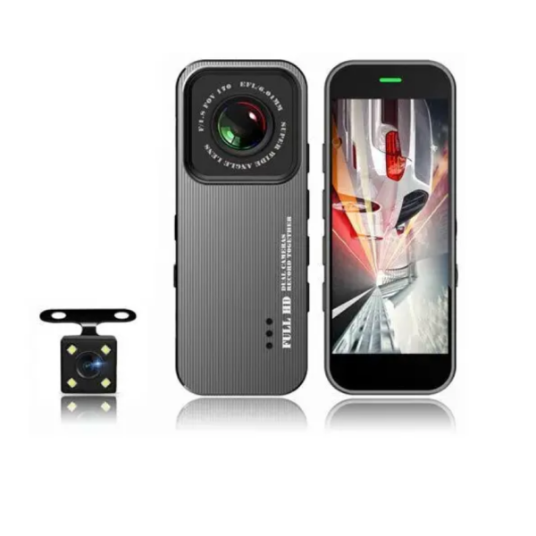 Автомобільний відеореєстратор Full HD 701 DVR 2 камери з монітором записом