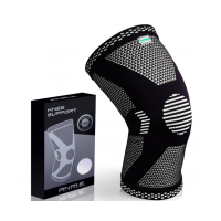Наколінник Спортивний Компресійний Еластичний SBK Knee Support №86619  Колір Чорний, 1 шт/ уп.