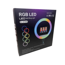 Лампа кільцева RL-18 RGB (6)