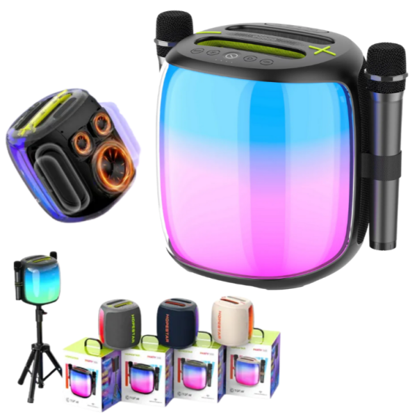 Колонка HOPESTAR Party 500 100W/TWS/IPX6/RGB/12500 mAh/2 микрофона 