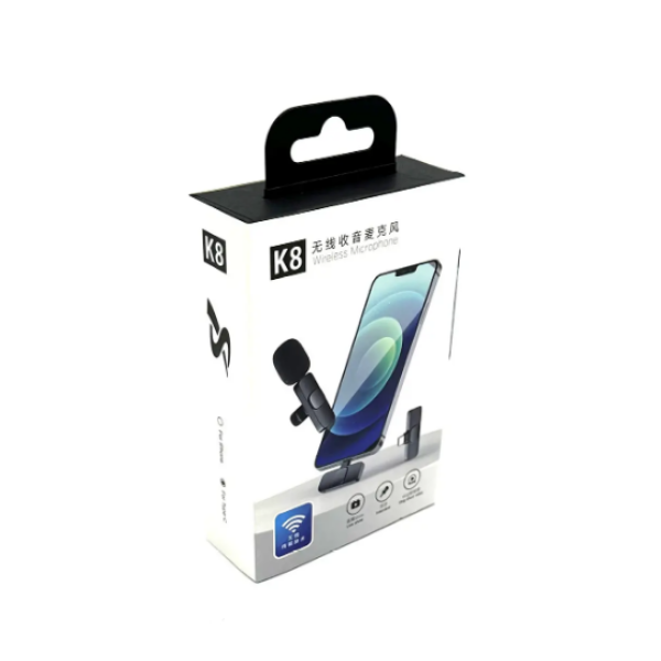Петличний мікрофон бездротовий для смартфону Type-C K8 (100)