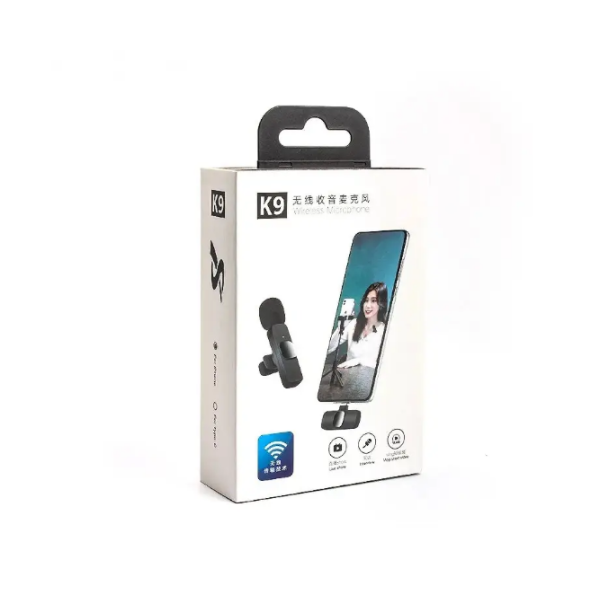 Петличный микрофон беспроводной для смартфона Type-C K9 (100)