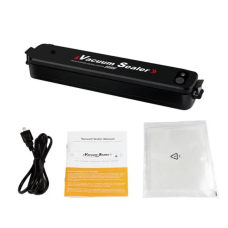 Вакуумный упаковщик пищевых продуктов Vacuum sealer (чёрный) 3966-1/4159-6 (40)
