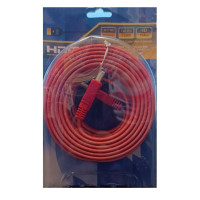 Кабель HDMI 5м плоский червоний/синій (блістр)