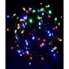 Гирлянда RD-9028 диод 100LED Провод-Чёрный, Цвет ламп-Синий 