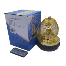 Лампа на постачанні сітка обертова RGB RHD-163 mp3+ду (RD-5022) 