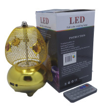 Лампа на поставці шар-сітка RGB RHD-185, що обертається mp3+Мр3+Ду+USB (RD-5032) 