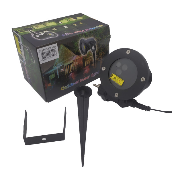 Лазерна установка вулична RD-8001 RGB (3 кольори) (12 рис.) XL-719RGB (30)