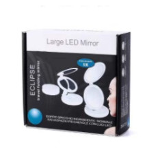 Зеркало с LED подсветкой круглое Large LED Mirror (складное, 5X) (W0-29) 