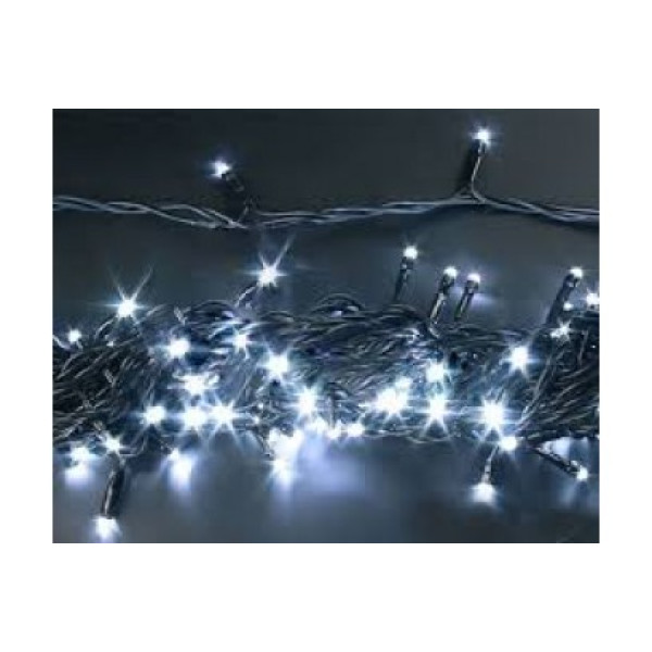 Гирлянда RD-7063 200LED УЛИЦА Провод-Чёрный, Цвет ламп-Белый (50)