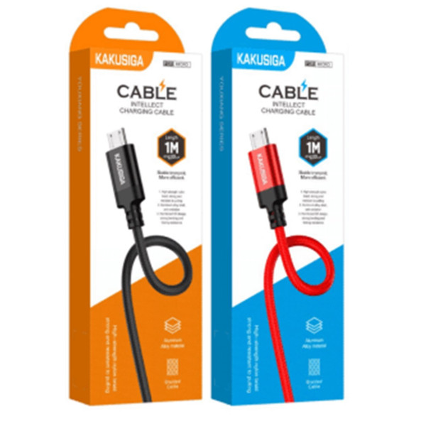 Кабель USB-MicroUSB KSC-652 Kakusiga YouXiang Series (аллюминий плетёный) 1м