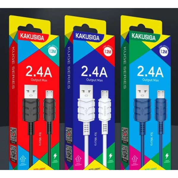 Кабель USB-MicroUSB KSC-710 Kakusiga Kuge Series 1.2м 2.4A