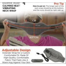 Пояс вибромассажный для шеи CALM HEAT MASSAGING NECK WRAP USB (LY65) [18] (48)