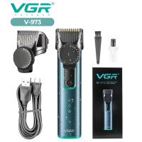 Триммер для бороды аккумуляторный с регулировкой длины, USB, VGR V-973