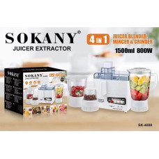 Соковыжималка SOKANY SK-4008 // [11] (4 шт/ящ)