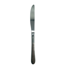 Ножи столовые комплект (6 шт) Cutlert set CD-11 (Серебряные полоски+узор) // [11] (100 шт/ящ)