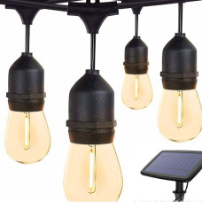 Гирлянда Ретро лампа (SFK-13) с солнечной панелью 5m/10led 