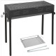 Мангал складаний з ніжками BARBECUE (CA-03-1) (Ш300/Д660/В600) (+решітка, протвень, щипці) 