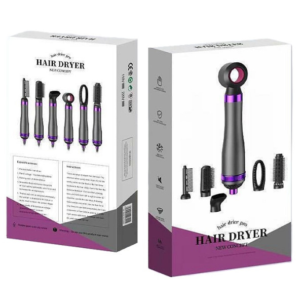 Фен-розчіска 6в1 HAIRE DRYER