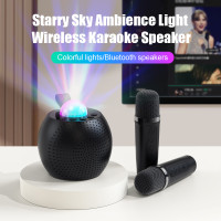 Портативная колонка Z1 Bluetooth, LED, 2 микроф., проекция (Чёрная, белая, розовая)