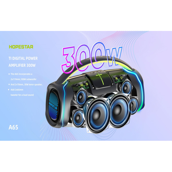 Портативная колонка Hopestar (A65) (300W) 