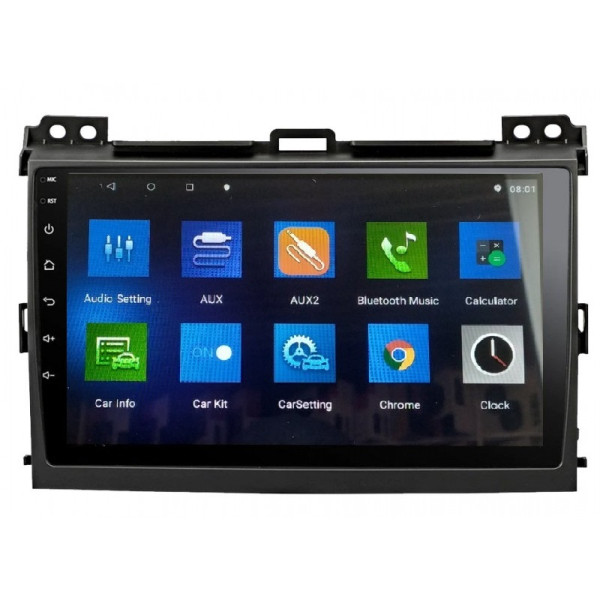 Автомагнитола штатная Toyota Prado 120 2004-2009 (9") Android 10.1 (4/32)