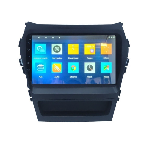 Автомагнитола штатная Hyundai Santa Fe 2012-2014 / IX45 2013-2017 (9") Android 10.1 (4/32) 