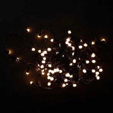 Гирлянда RD-7132 внутр. 200LED 18м Провод-Чёрный, Цвет ламп-Тёплый 