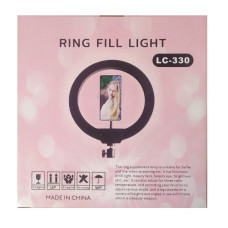 Кільцева LED лампа LC-330 (1 крепл.тел.) (USB) (33см) (20)