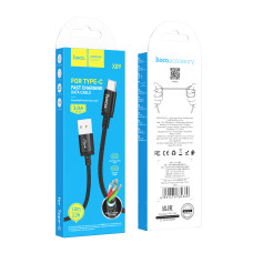USB Hoco X89 Wind Type-C 3A Черный