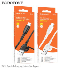 USB Borofone BX91 Type-C 3A Белый