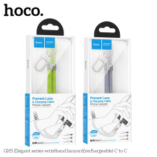 USB Hoco GH5 Type-C to Type-C 60W 0.22m Синий
