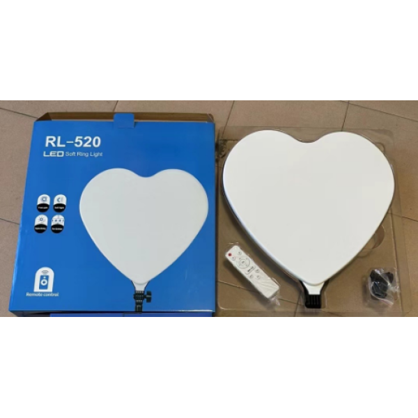 LED Панель RL-520 45cm (Heart Style) Remote Чорний