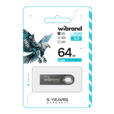 USB Flash Drive 3.2 Wibrand 64gb Eagle Gen1 Серый