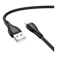Кабель USB Borofone BX121 Micro 2.4A Чорний