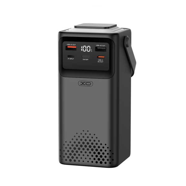 Power Bank XO PR286 PD20W+QC22.5W Four Cables + Lighting Fast Charging 50000mAh Черный
