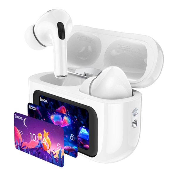 Bluetooth Стерео Гарнітура Hoco EW72 ANC Білий