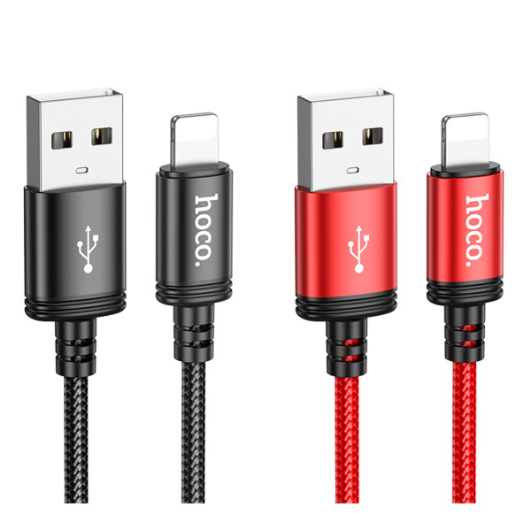 USB Hoco X89 Lightning 2.4A 2m Черный